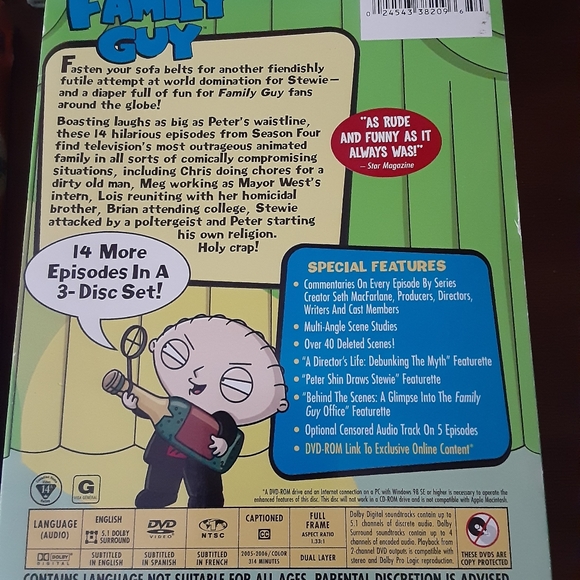Family Guy DVDs Volumes 1-4 - Picture 5 of 5